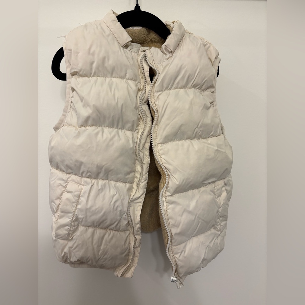 Puffer Vest - Cream